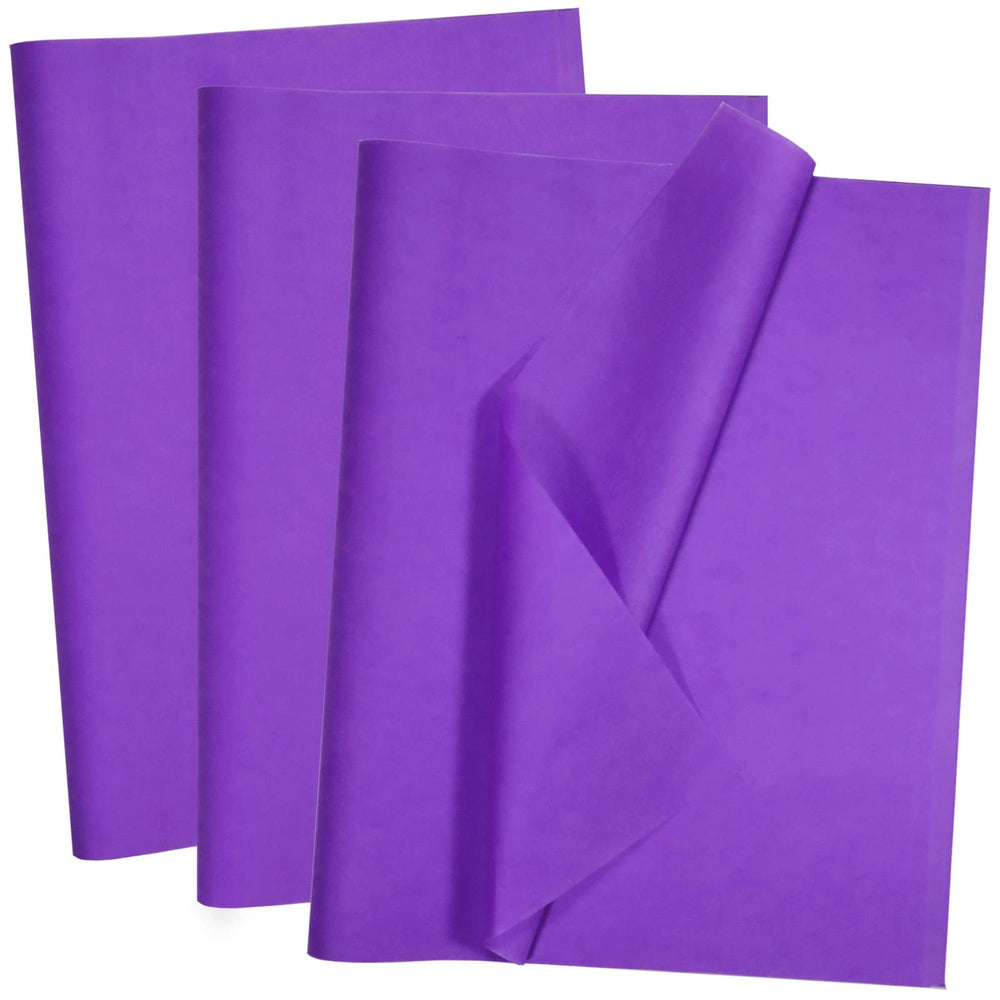 Artdly paquete frontal mostrando 100 hojas moradas, útil para preparación de pedidos