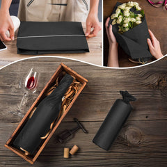 Artdly papel en uso envolviendo un regalo, protección y presentación