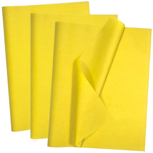 Artdly empaque frontal con 100 hojas amarillo, presentación clara y ahorro