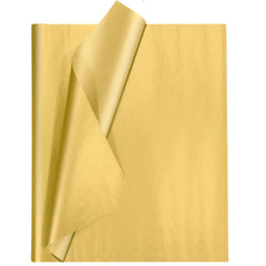 Artdly paquete frontal dorado mostrando 100 hojas listo para eventos y regalos