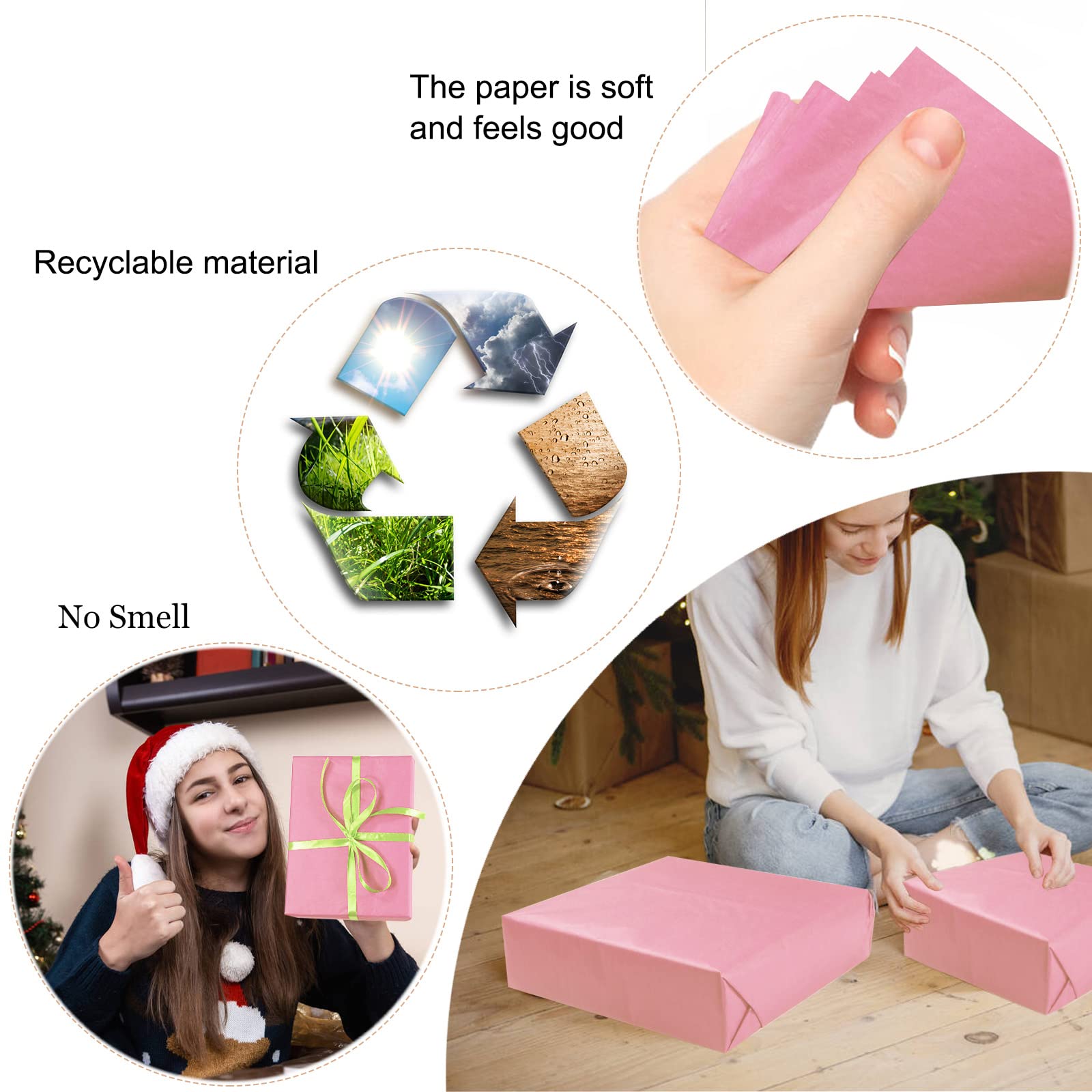 Artdly pompones hechos con papel seda ideales para decoración festiva