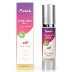 Arthcal envase frontal durazno mostrando tamaño y etiqueta clara