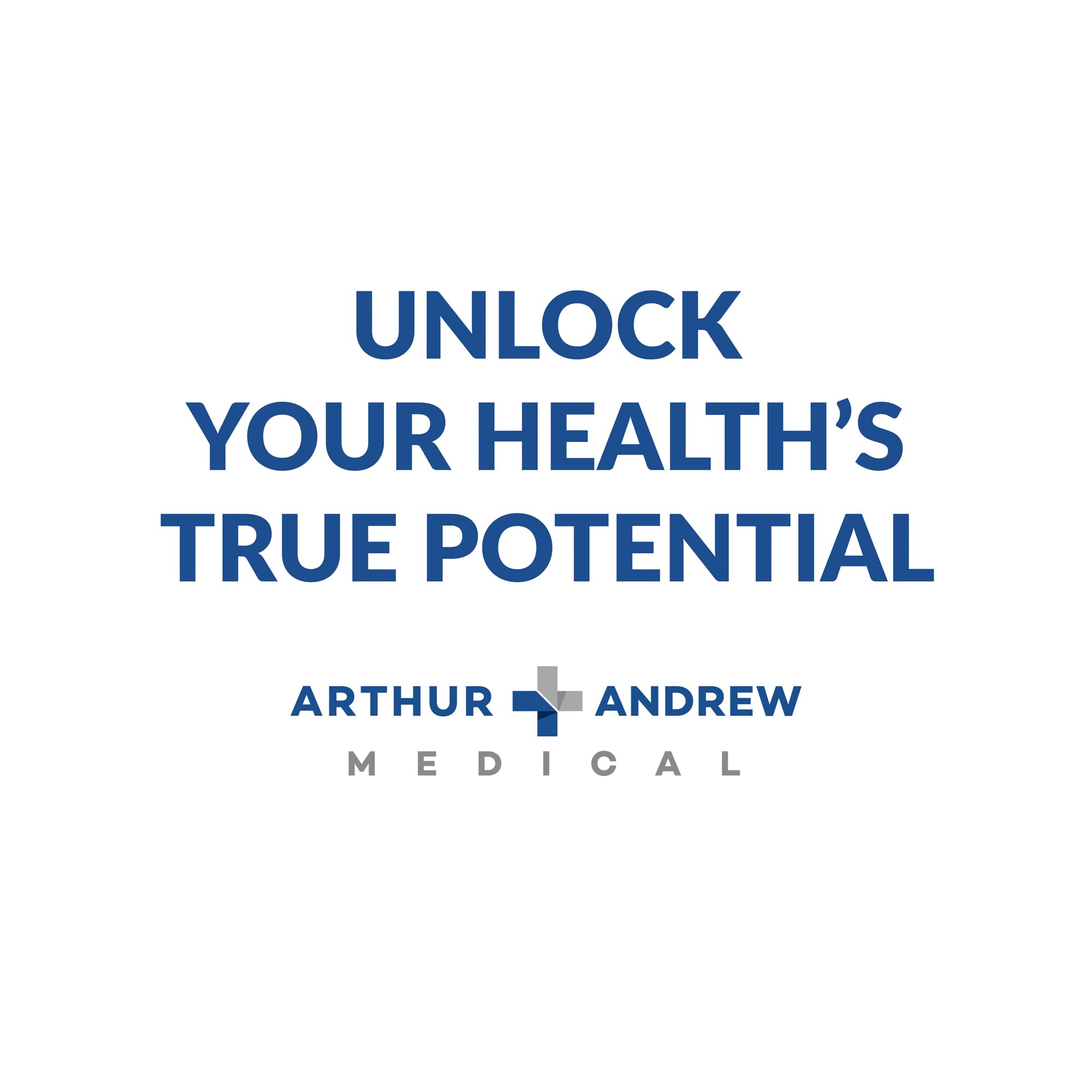 Arthur Andrew Medical ambiente de vida saludable con producto en primer plano