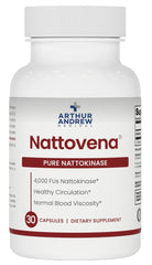 Arthur Andrew Medical envase frontal mostrando nattovena y beneficio circulatorio