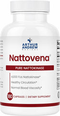 Arthur Andrew Medical frasco frontal mostrando el producto y beneficio circulatorio
