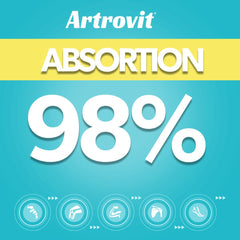 Artrovit cápsula en primer plano detalle de textura y facilidad de ingestión