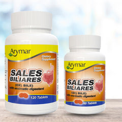 Arymar etiqueta con información nutricional y recomendaciones de uso
