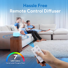 ASAKUKI control remoto en mano permitiendo ajustes sin levantarse