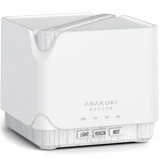 ASAKUKI difusor frontal 700 ml mostrando diseño y capacidad para ambientes grandes