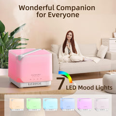 ASAKUKI luz ambiental nocturna con 7 colores como luz de noche relajante