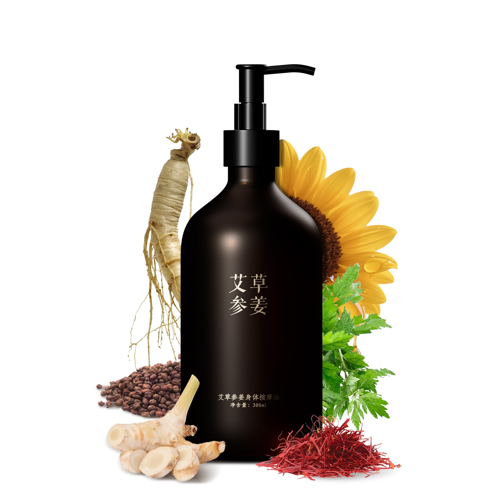 Asanté Labs botella frontal 300 ml mostrando etiqueta clara y tamaño