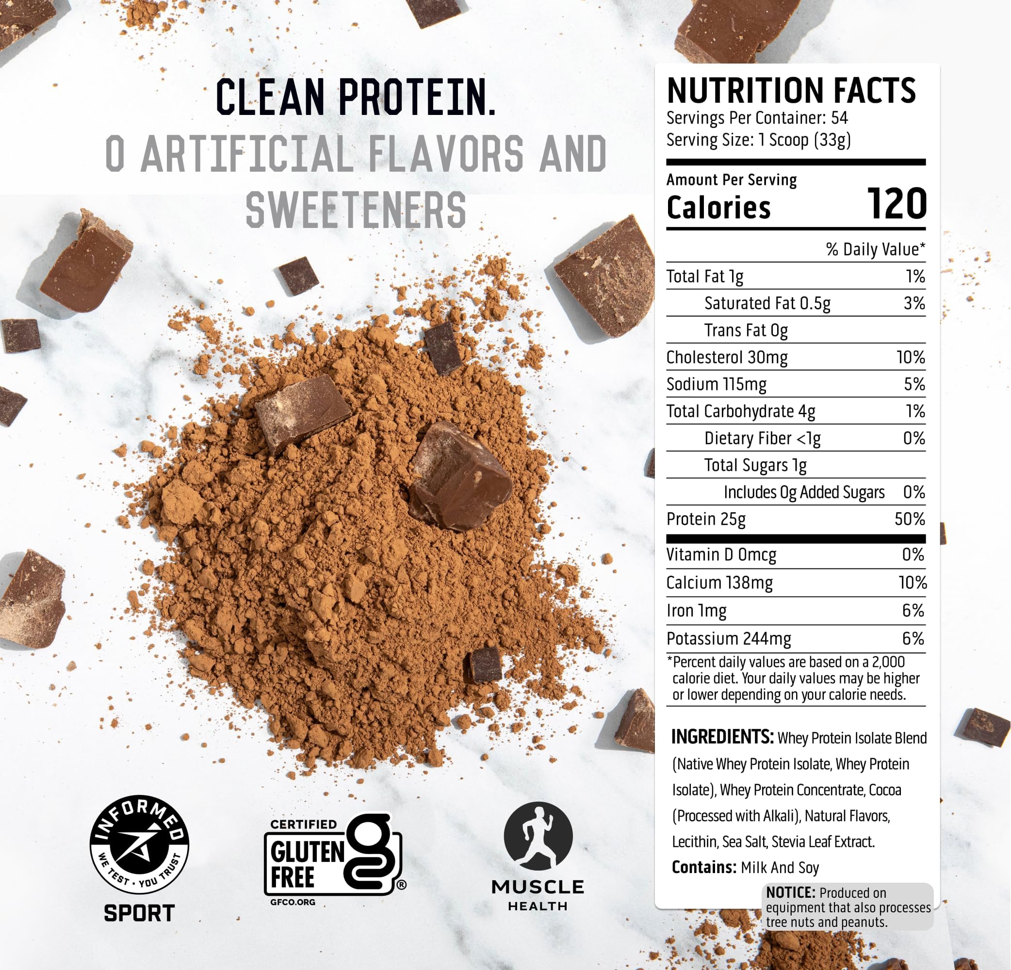 Ascent etiqueta nutricional en detalle con beneficios de aminoácidos