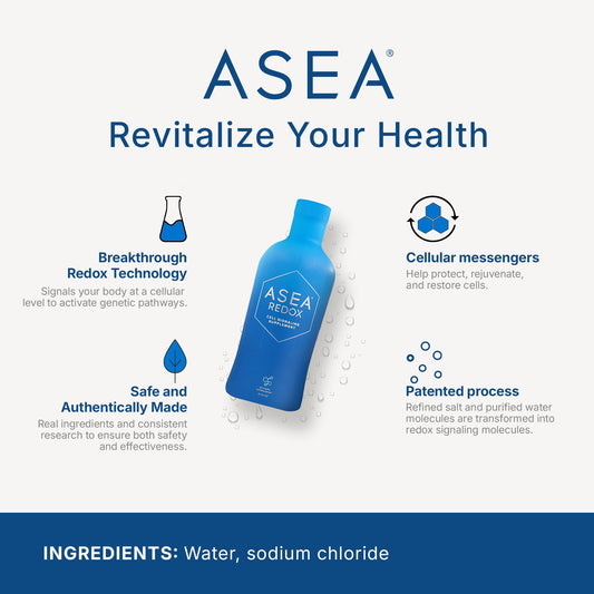 ASEA primer plano de la solución para apreciar textura y claridad