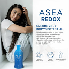 ASEA una gota en la mano mostrando uso fácil y dosificación práctica