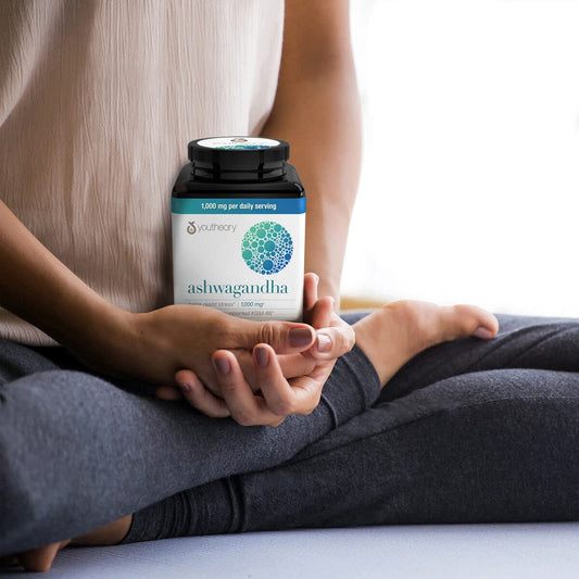 Ashwagandha KSM-66: etiqueta frontal con dosis recomendada