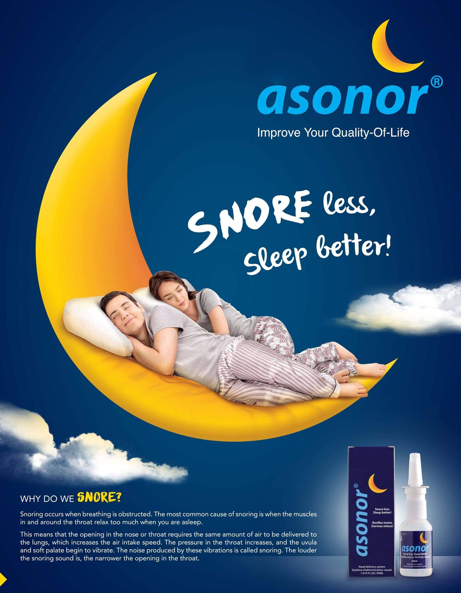 Asonor junto a objetos personales para comparar tamaño, cómodo para llevar