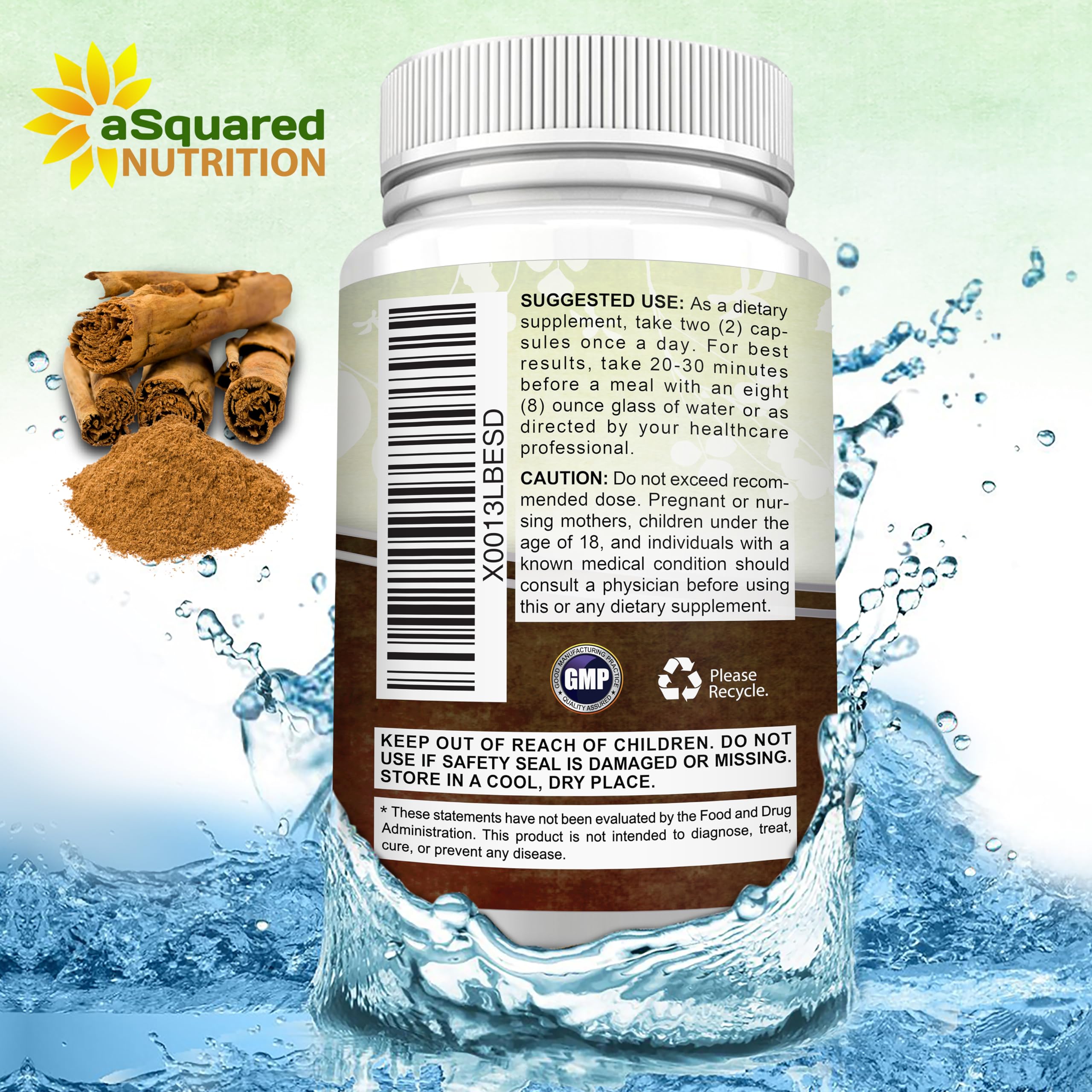 aSquared Nutrition frasco en encimera de cocina, integración diaria