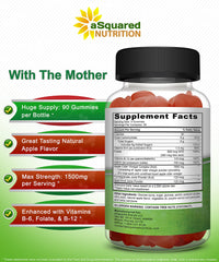 aSquared Nutrition etiqueta de ingredientes destacando la madre y vitaminas