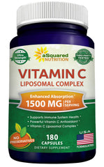aSquared Nutrition frasco frontal mostrando cápsulas y beneficio de alta absorción