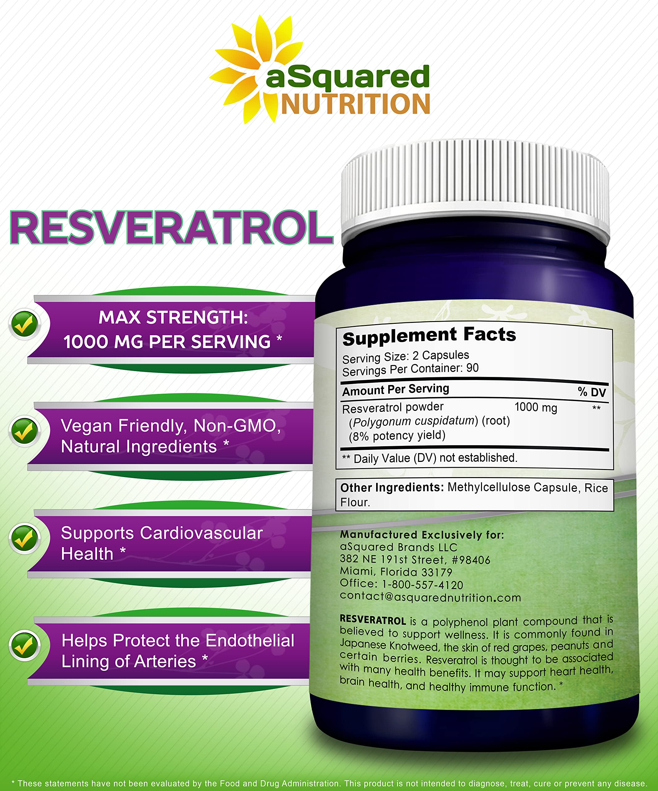 aSquared Nutrition cápsula junto a una regla para comparar tamaño práctico
