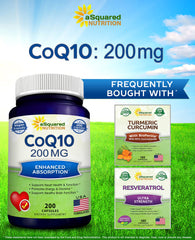 aSquared Nutrition etiqueta nutricional legible con datos de ubiquinona, confianza