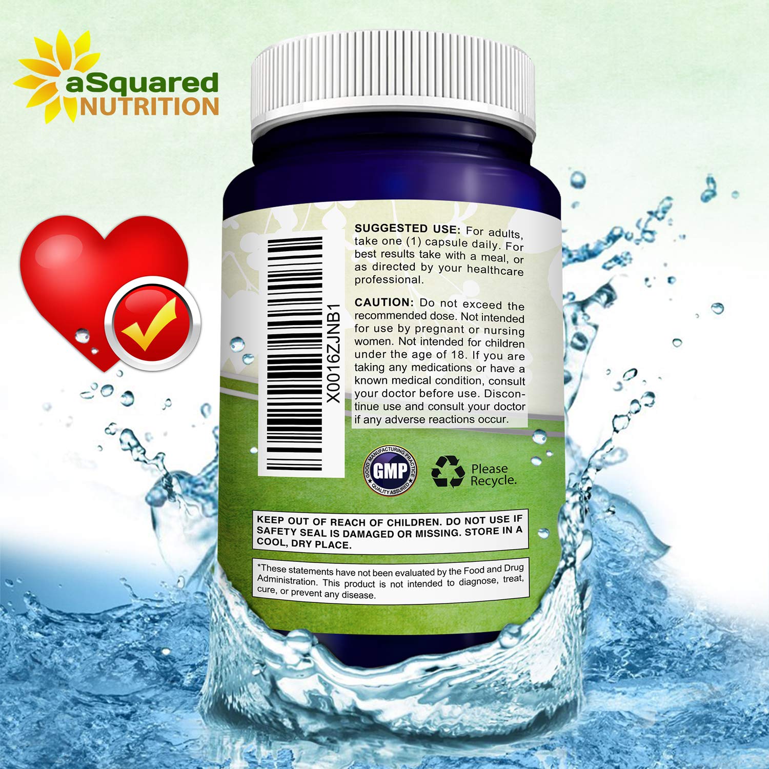 aSquared Nutrition textura del polvo micronizado para mejor disolución
