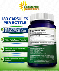 aSquared Nutrition tapa con sello de seguridad garantizando frescura