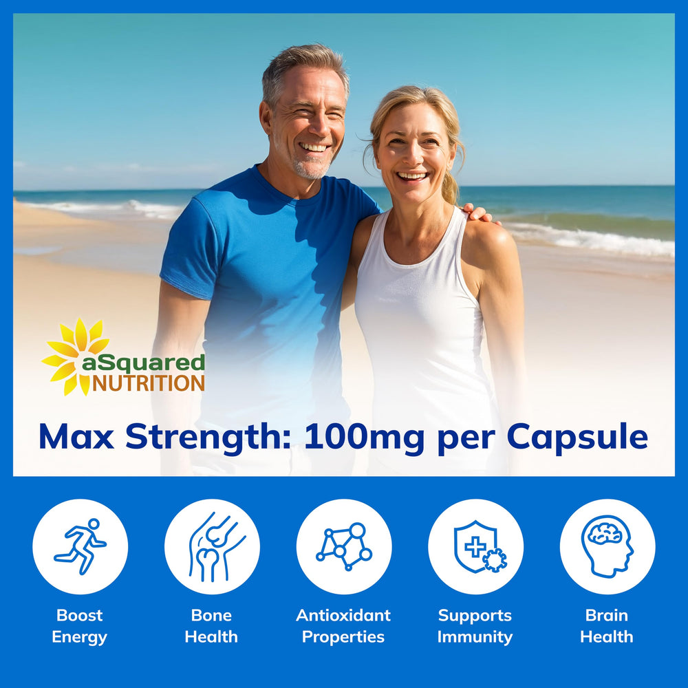 aSquared Nutrition cápsulas alineadas para apreciar formato y cantidad por frasco