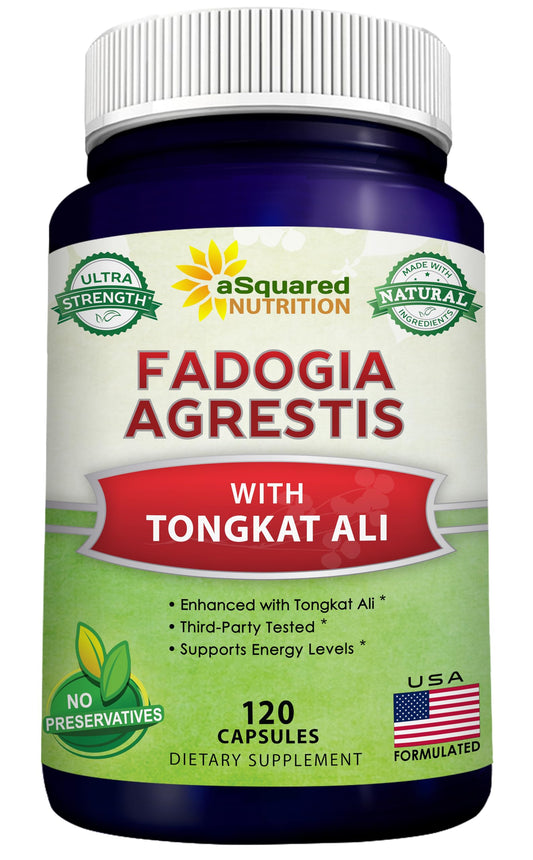 aSquared Nutrition frasco frontal mostrando etiqueta clara y beneficio de potencia
