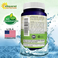 aSquared Nutrition frasco comparado con objetos para apreciar tamaño