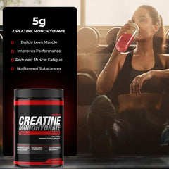 ATHLEAN-X X-CREATINE mezclado en agua mostrando fácil integración