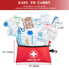 Atickyaid interior con suministros organizados para atención inmediata
