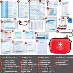 Atickyaid detalle de la textura EVA impermeable que protege los suministros