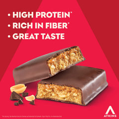 Atkins barra en mano lista para consumir y llevar