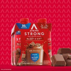 Atkins etiqueta con ingredientes y nutrientes para control de macronutrientes