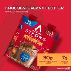 Atkins etiqueta nutricional en detalle con macros claros y beneficios