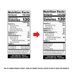 Atkins etiqueta nutricional enfocada en 2 g net carbs y 1 g azúcar