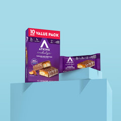 Atkins etiqueta nutricional ampliada ayudando a revisar ingredientes