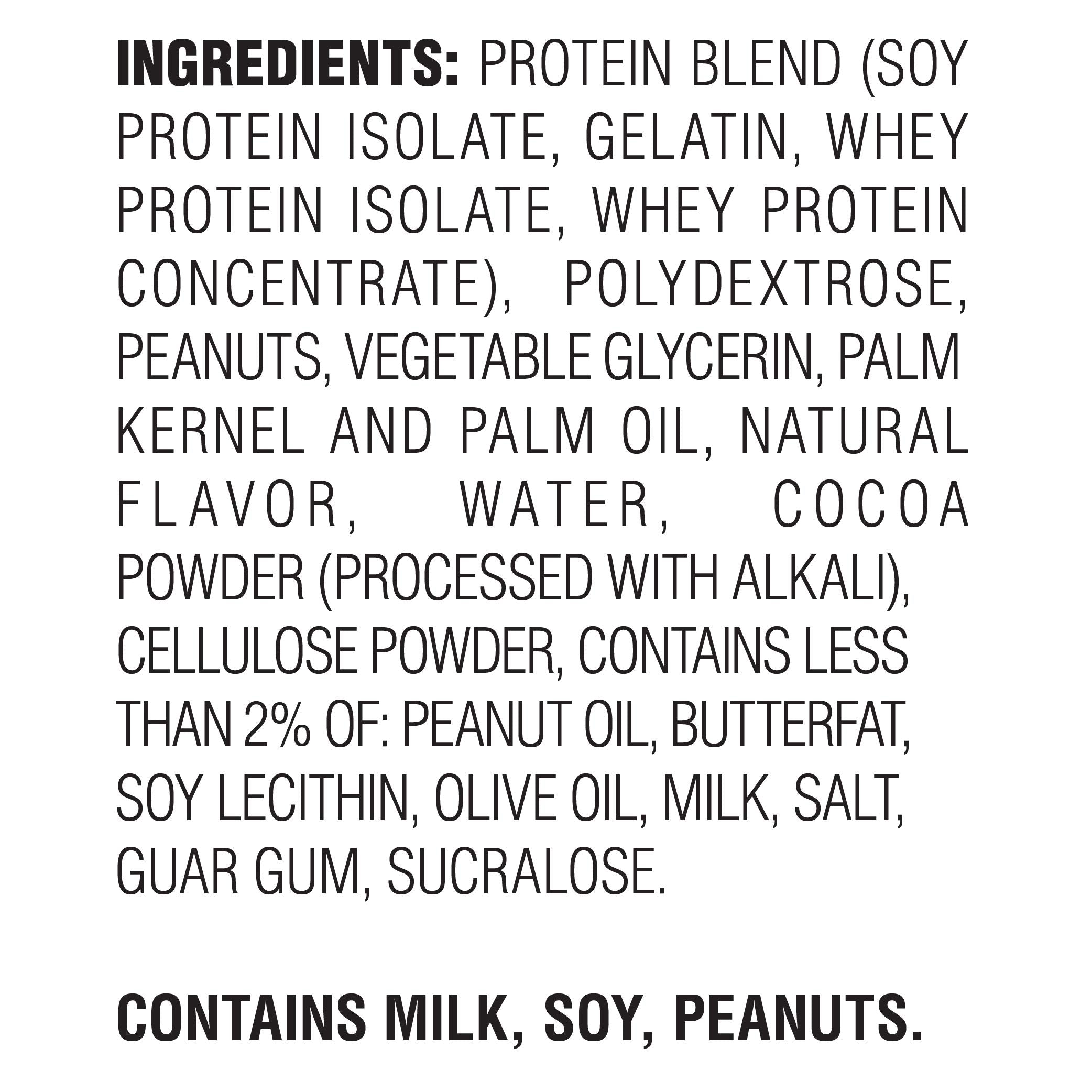 Atkins etiqueta nutricional legible para verificar carbohidratos y alérgenos antes de comprar
