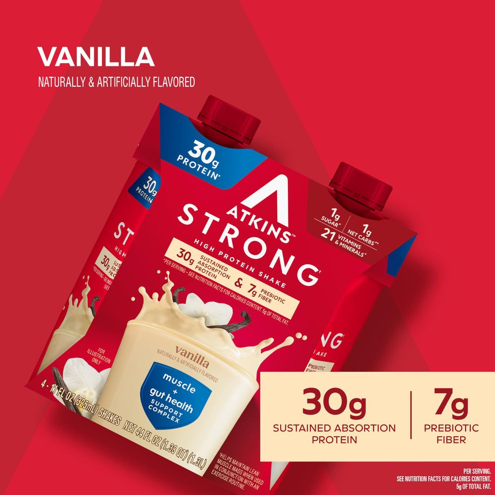 Atkins textura cremosa del batido resaltando consistencia y sabor satisfactorio