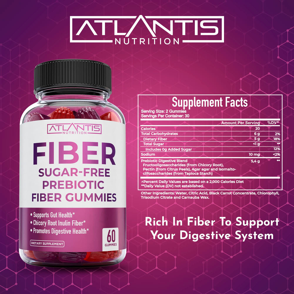 Atlantis Nutrition etiqueta con lista de ingredientes y calidad garantizada