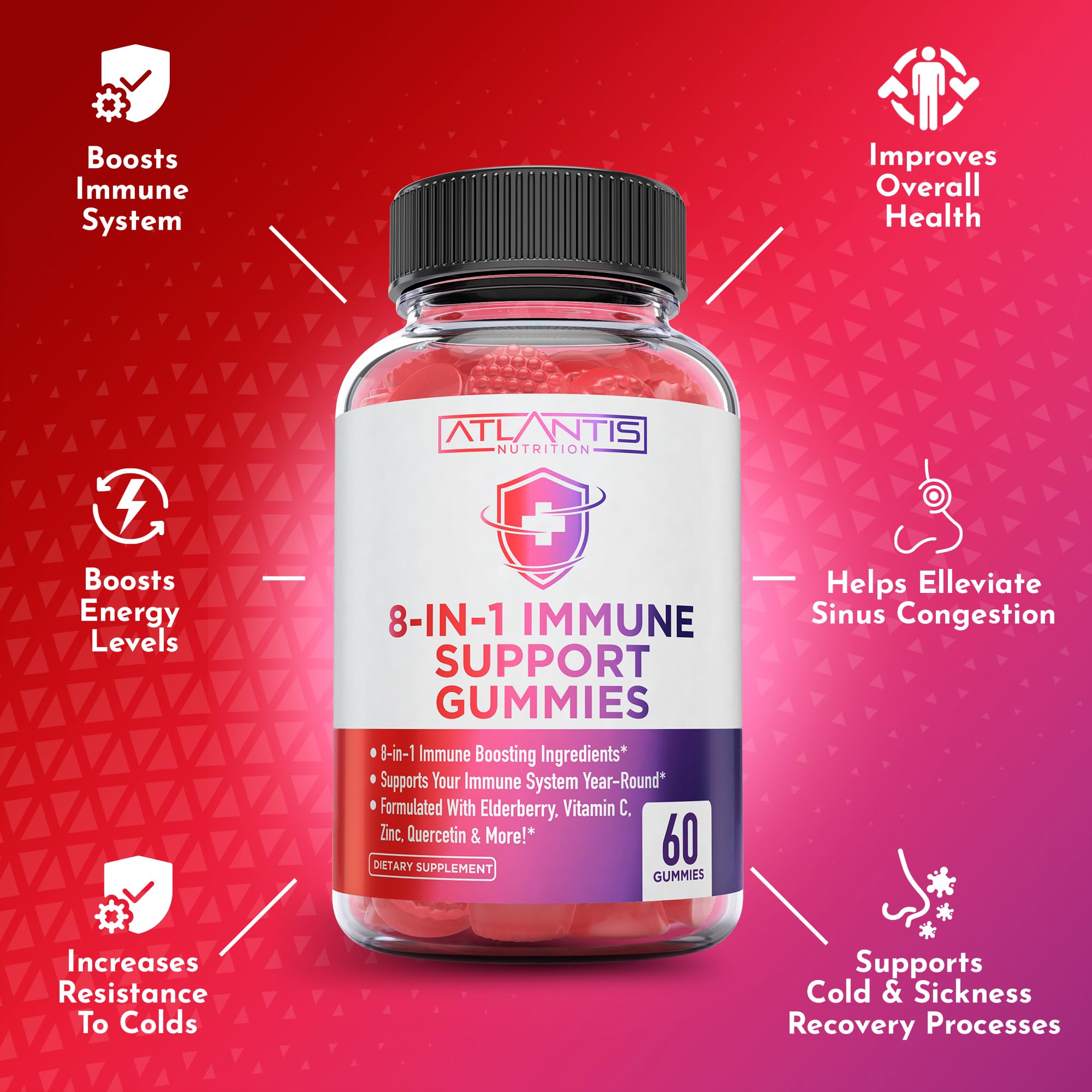 Atlantis Nutrition etiqueta nutricional legible con dosis e ingredientes