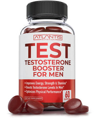 Atlantis Nutrition frasco frontal que muestra etiqueta y beneficios visibles
