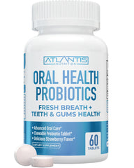 Atlantis Nutrition frente del envase mostrando 60 tabletas y beneficios