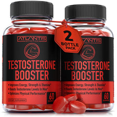 Atlantis Nutrition frontal del envase mostrando la marca y beneficios clave