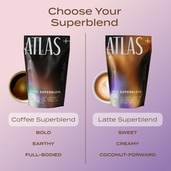 Atlas Coffee Club cucharada medidora con porción exacta y control de cafeína