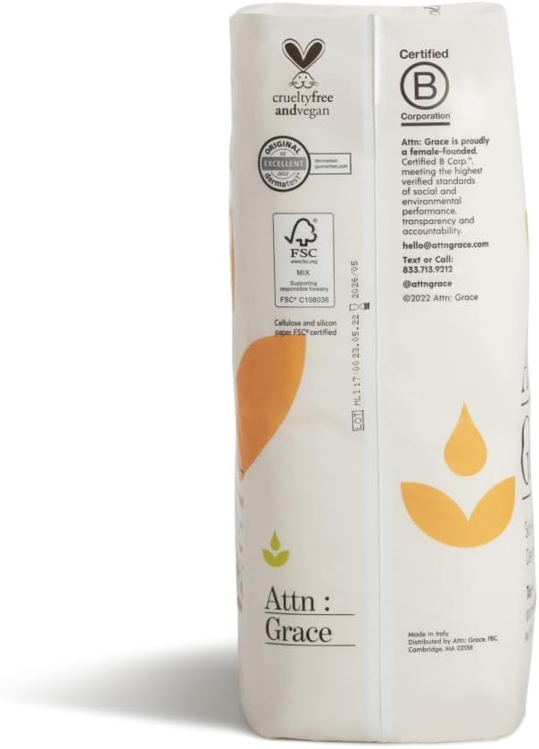 ATTN : GRACE mujer activa usando compresa para confianza durante el día