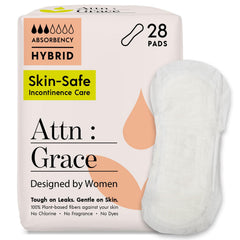 ATTN : GRACE empaque frontal mostrando 28 unidades y beneficio de discreción