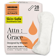 ATTN : GRACE empaque frontal mostrando 28 unidades y aspecto compacto