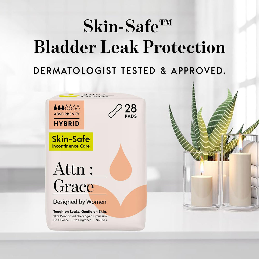 ATTN : GRACE protector en uso en ropa interior brindando seguridad diaria